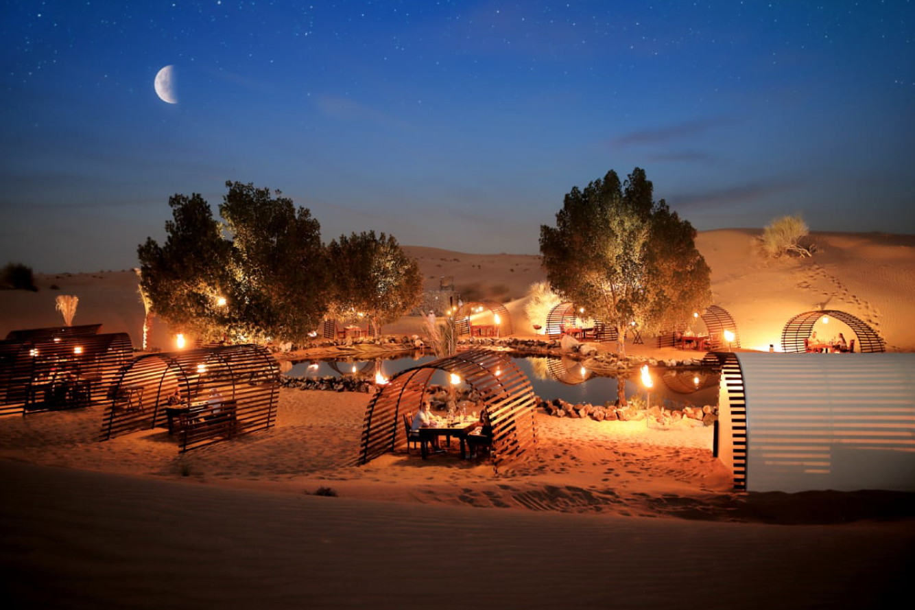 Platinum Desert Safari with Fine Dining and Falcon Show